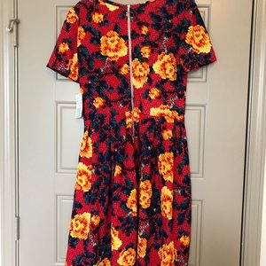 LuLaRoe Amelia dress *roses*